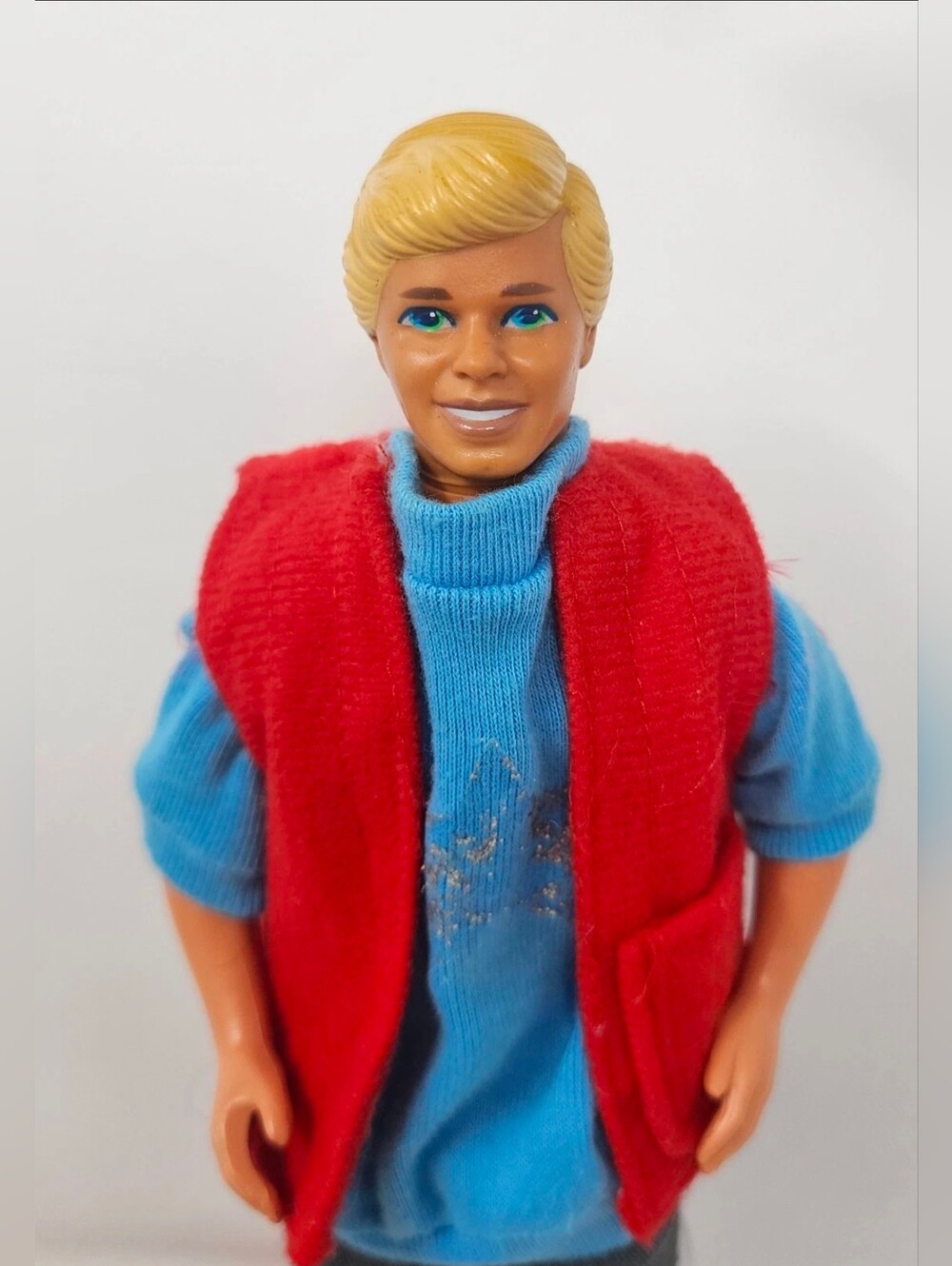 Mattel Barbie Vintage Ken Blond Doll 90s Style Boy Boyfriend Cute